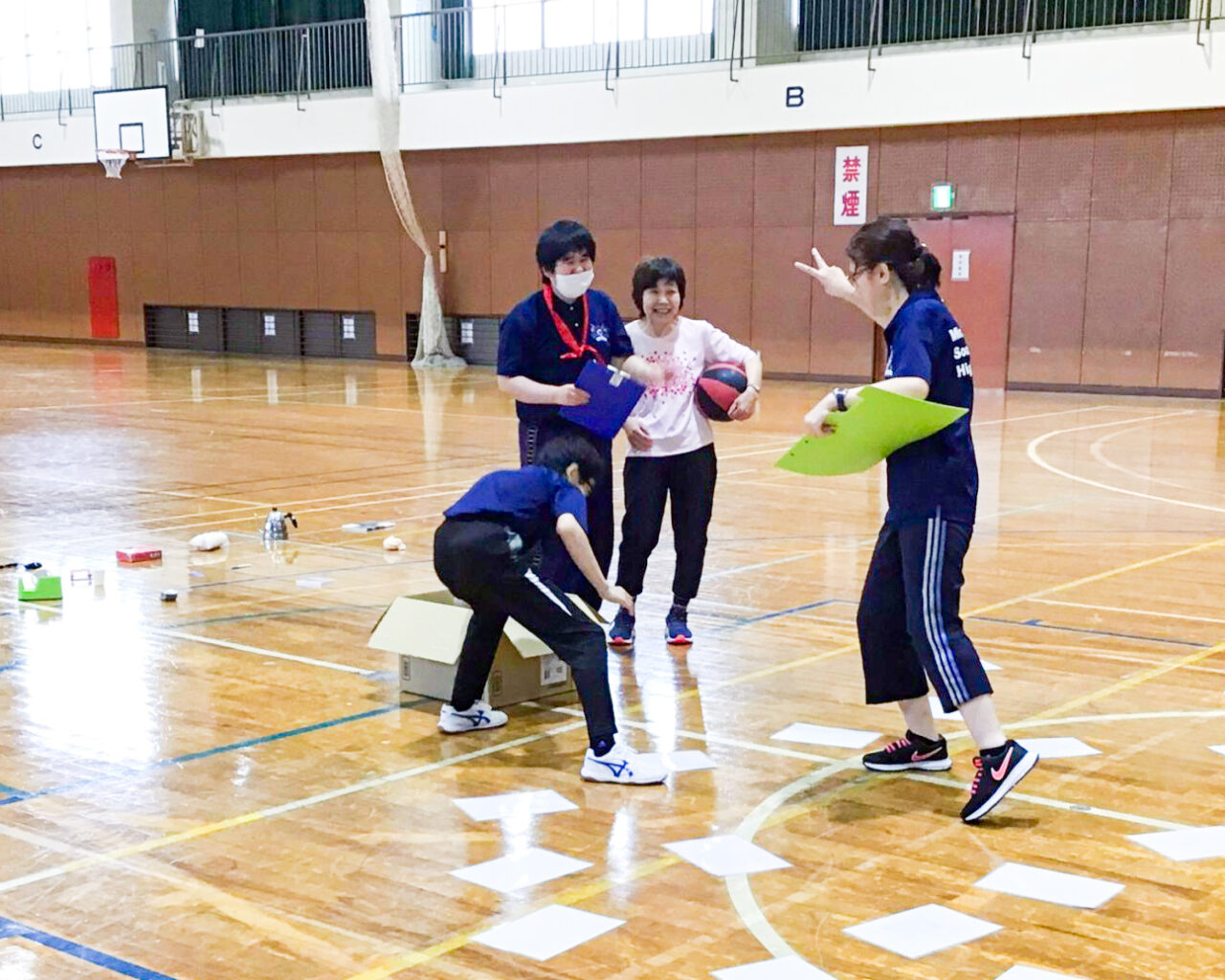体育祭に向けて練習中！函南校の体育の様子
