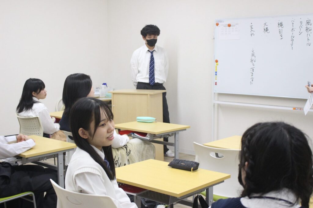 生徒主体の体育祭づくり！1年生が準備に奮闘中